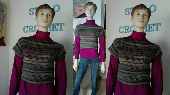 Sweater o jersey tejido a crochet nivel principiante