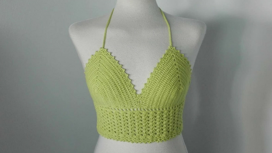 Como tejer el crop top Lucia a crochet