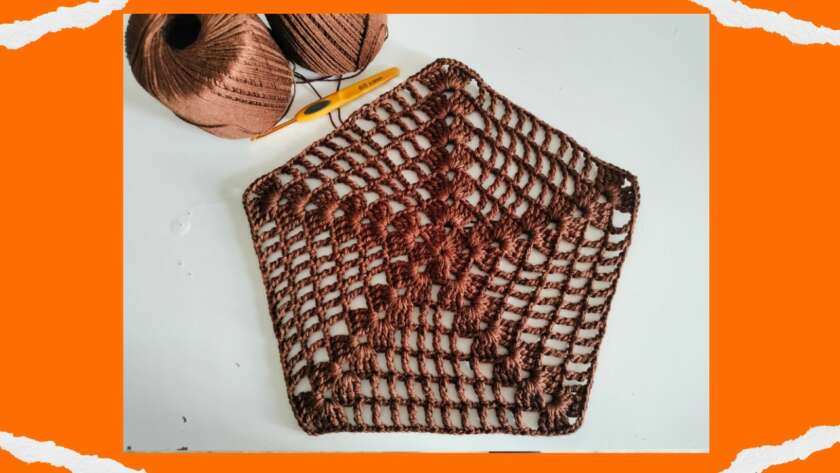 Grannys Pentagonal a crochet paso a paso